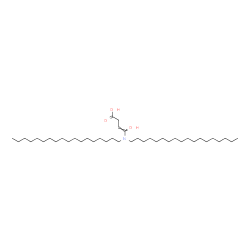 ChemSpider 2D Image | (3Z)-4-(Dioctadecylamino)-4-hydroxy-3-butenoic acid | C40H79NO3