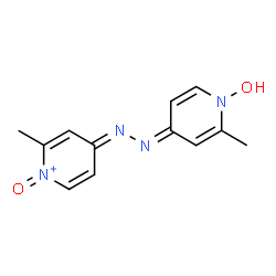 ChemSpider 2D Image | (4E)-4-[(2E)-(1-Hydroxy-2-methyl-4(1H)-pyridinylidene)hydrazono]-2-methyl-1-oxo-1,4-dihydropyridinium | C12H13N4O2
