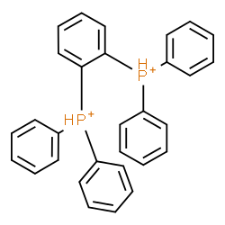ChemSpider 2D Image | 1,2-Phenylenebis(diphenylphosphonium) | C30H26P2