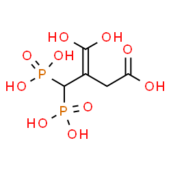 ChemSpider 2D Image | 3-(Diphosphonomethyl)-4,4-dihydroxy-3-butenoic acid | C5H10O10P2
