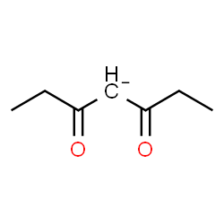 ChemSpider 2D Image | 3,5-Dioxoheptan-4-ide | C7H11O2
