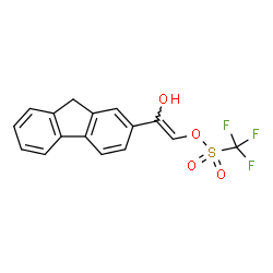 ChemSpider 2D Image | (Z)-2-(9H-Fluoren-2-yl)-2-hydroxyvinyl trifluoromethanesulfonate | C16H11F3O4S