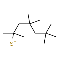 ChemSpider 2D Image | 2,4,4,6,6-Pentamethyl-2-heptanethiolate | C12H25S