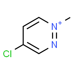 ChemSpider 2D Image | 4-Chloro-1-methylpyridazin-1-ium | C5H6ClN2