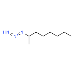 ChemSpider 2D Image | 1-(2-Octanyl)-1,2-triazadien-2-ium | C8H18N3
