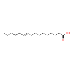 ChemSpider 2D Image | (10E,12E)-10,12-Hexadecadienoic acid | C16H28O2
