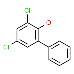 ChemSpider 2D Image | 3,5-Dichloro-2-biphenylolate | C12H7Cl2O