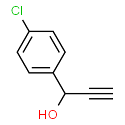 ChemSpider 2D Image | 1-(4-Chlorophenyl)-2-propyn-1-ol | C9H7ClO