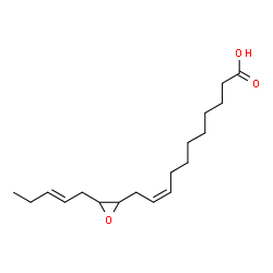 ChemSpider 2D Image | (9Z)-11-{3-[(2E)-2-Penten-1-yl]-2-oxiranyl}-9-undecenoic acid | C18H30O3