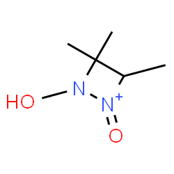 ChemSpider 2D Image | 2-Hydroxy-3,3,4-trimethyl-1-oxo-1,2-diazetidin-1-ium | C5H11N2O2