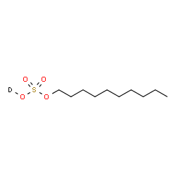 ChemSpider 2D Image | Decyl hydrogen (~2~H)sulfate | C10H21DO4S
