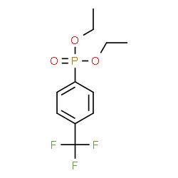 ChemSpider 2D Image | diethyl 4-(trifluoromethyl)phenylphosphonate | C11H14F3O3P