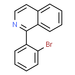 ChemSpider 2D Image | 1-(2-Bromophenyl)isoquinoline | C15H10BrN