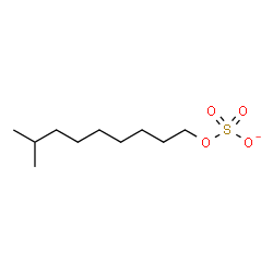 ChemSpider 2D Image | 8-Methylnonyl sulfate | C10H21O4S