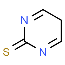 ChemSpider 2D Image | 2(5H)-Pyrimidinethione | C4H4N2S