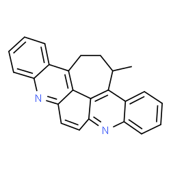 ChemSpider 2D Image | 13-Methyl-14,15-dihydro-13H-dibenzo[b,j]cyclohepta[lmn][4,7]phenanthroline | C24H18N2