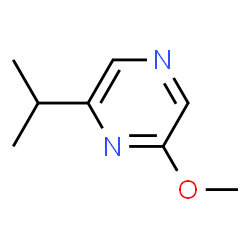 ChemSpider 2D Image | 2-Isopropyl-6-methoxypyrazine | C8H12N2O