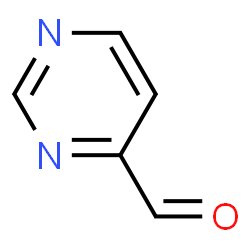 ChemSpider 2D Image | Pyrimidin-4-carbaldehyd | C5H4N2O