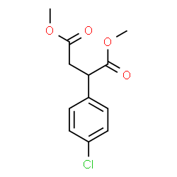 ChemSpider 2D Image | Dimethyl 2-(4-chlorophenyl)succinate | C12H13ClO4