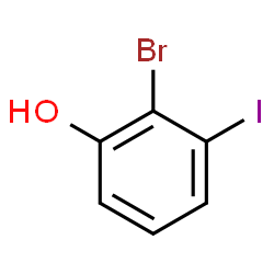 ChemSpider 2D Image | 2-Bromo-3-iodophenol | C6H4BrIO