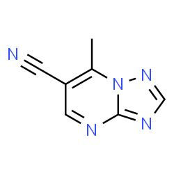 ChemSpider 2D Image | 7-Methyl[1,2,4]triazolo[1,5-a]pyrimidine-6-carbonitrile | C7H5N5
