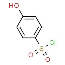 ChemSpider 2D Image | 4-Hydroxybenzenesulfonyl chloride | C6H5ClO3S