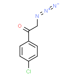 ChemSpider 2D Image | 2-Azido-1-(4-chlorophenyl)ethanone | C8H6ClN3O