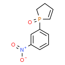 ChemSpider 2D Image | 1-(3-Nitrophenyl)-2,3-dihydro-1H-phosphole 1-oxide | C10H10NO3P