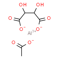 ChemSpider 2D Image | ALUMINIUM ACETOTARTRATE | C6H7AlO8