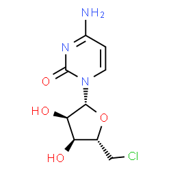 ChemSpider 2D Image | 5'-Chloro-5'-deoxycytidine | C9H12ClN3O4