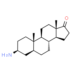 ChemSpider 2D Image | (3beta,5alpha)-3-Aminoandrostan-17-one | C19H31NO