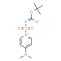 ChemSpider 2D Image | (E)-({[4-(Dimethylamino)-1-pyridiniumyl]sulfonyl}imino)[(2-methyl-2-propanyl)oxy]methanolate | C12H19N3O4S