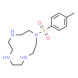 ChemSpider 2D Image | 1-[(4-Methylphenyl)sulfonyl]-1,4,7,10-tetraazacyclododecane | C15H26N4O2S