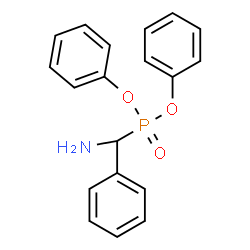 ChemSpider 2D Image | Diphenyl [amino(phenyl)methyl]phosphonate | C19H18NO3P
