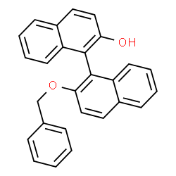ChemSpider 2D Image | 2'-(Benzyloxy)-1,1'-binaphthalen-2-ol | C27H20O2