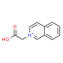 ChemSpider 2D Image | 2-(Carboxymethyl)isoquinolinium | C11H10NO2