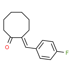 ChemSpider 2D Image | (2E)-2-(4-Fluorobenzylidene)cyclooctanone | C15H17FO