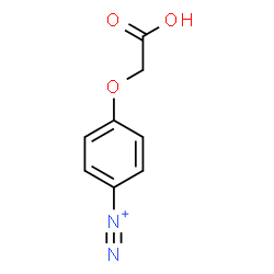 ChemSpider 2D Image | 4-(Carboxymethoxy)benzenediazonium | C8H7N2O3