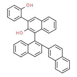 ChemSpider 2D Image | 3-(2-Hydroxyphenyl)-1,1':2',2''-ternaphthalen-2-ol | C36H24O2