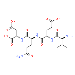 ChemSpider 2D Image | L-Valyl-L-alpha-glutamyl-L-glutaminyl-L-aspartic acid | C19H31N5O10