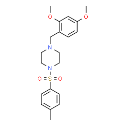 ChemSpider 2D Image | 1-(2,4-Dimethoxy-benzyl)-4-(toluene-4-sulfonyl)-piperazine | C20H26N2O4S