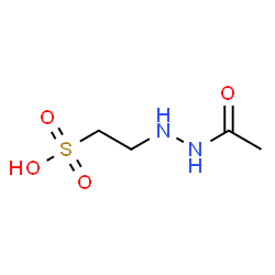 ChemSpider 2D Image | 2-(2-Acetylhydrazino)ethanesulfonic acid | C4H10N2O4S