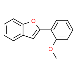ChemSpider 2D Image | 2-(2-Methoxyphenyl)-1-benzofuran | C15H12O2