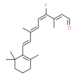ChemSpider 2D Image | 11-cis-12-Fluororetinal | C20H27FO