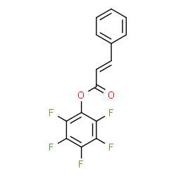 ChemSpider 2D Image | Pentafluorophenyl (2E)-3-phenylacrylate | C15H7F5O2