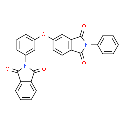 ChemSpider 2D Image | 5-[3-(1,3-Dioxo-1,3-dihydro-2H-isoindol-2-yl)phenoxy]-2-phenyl-1H-isoindole-1,3(2H)-dione | C28H16N2O5