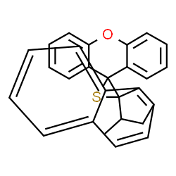 ChemSpider 2D Image | 2-Methyl-2,3-dihydrodispiro[cyclopenta[a]naphthalene-1,2'-thiirane-3',9''-xanthene] | C27H20OS