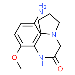 ChemSpider 2D Image | N-(5-amino-2-methoxyphenyl)-2-pyrrolidin-1-ylacetamide | C13H19N3O2