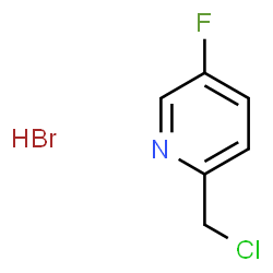 ChemSpider 2D Image | 2-(Chloromethyl)-5-fluoropyridine hydrobromide (1:1) | C6H6BrClFN