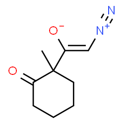 ChemSpider 2D Image | (Z)-2-Diazonio-1-(1-methyl-2-oxocyclohexyl)ethenolate | C9H12N2O2